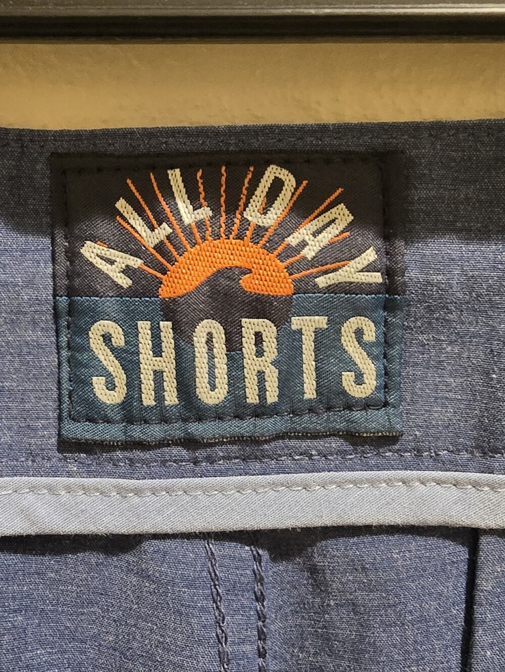Faherty All Day Short 2.0 Mens 29 Blue Nights Hybrid Swim Boardshorts 9" New - Picture 4 of 7